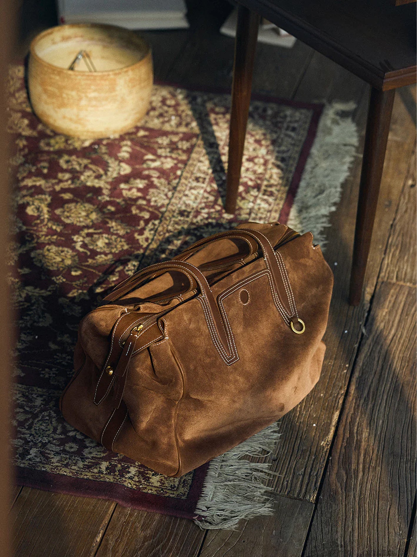 The Medium Yore Duffle Bag - Sandal Suede